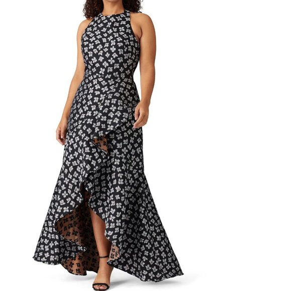 ML Monique Lhuillier Sleeveless Floral Gown size 8 - Picture 4 of 10